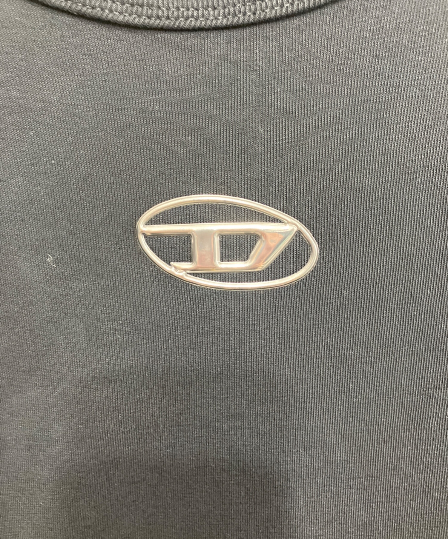 中古・古着通販】DIESEL (ディーゼル) メタリックオーバルロゴTシャツ