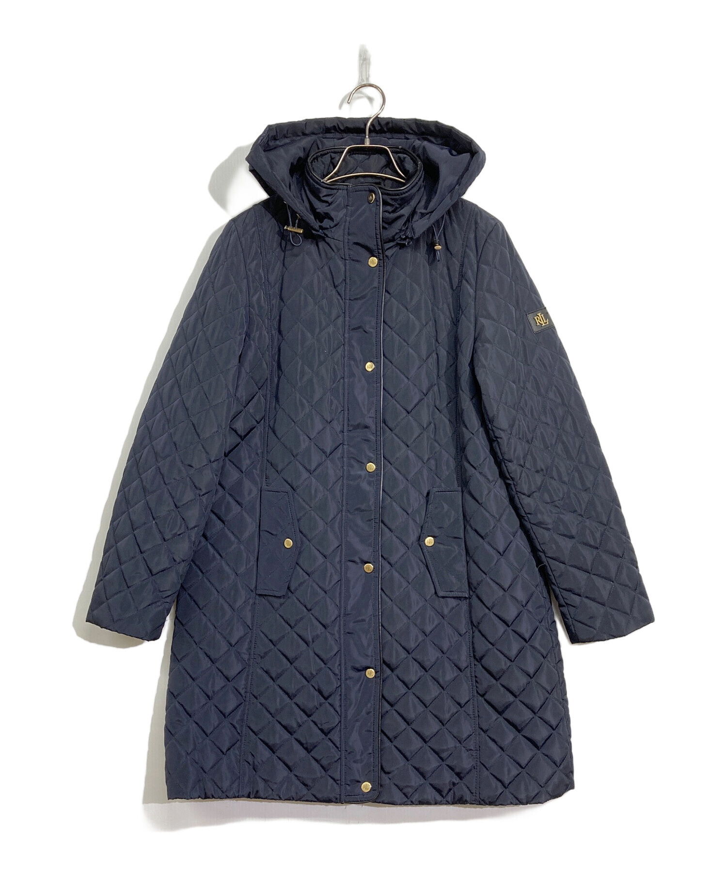 ラルフローレン コート ネイビー　キルティング 中古・古着通販】LAUREN RALPH LAUREN (ローレンラルフローレン