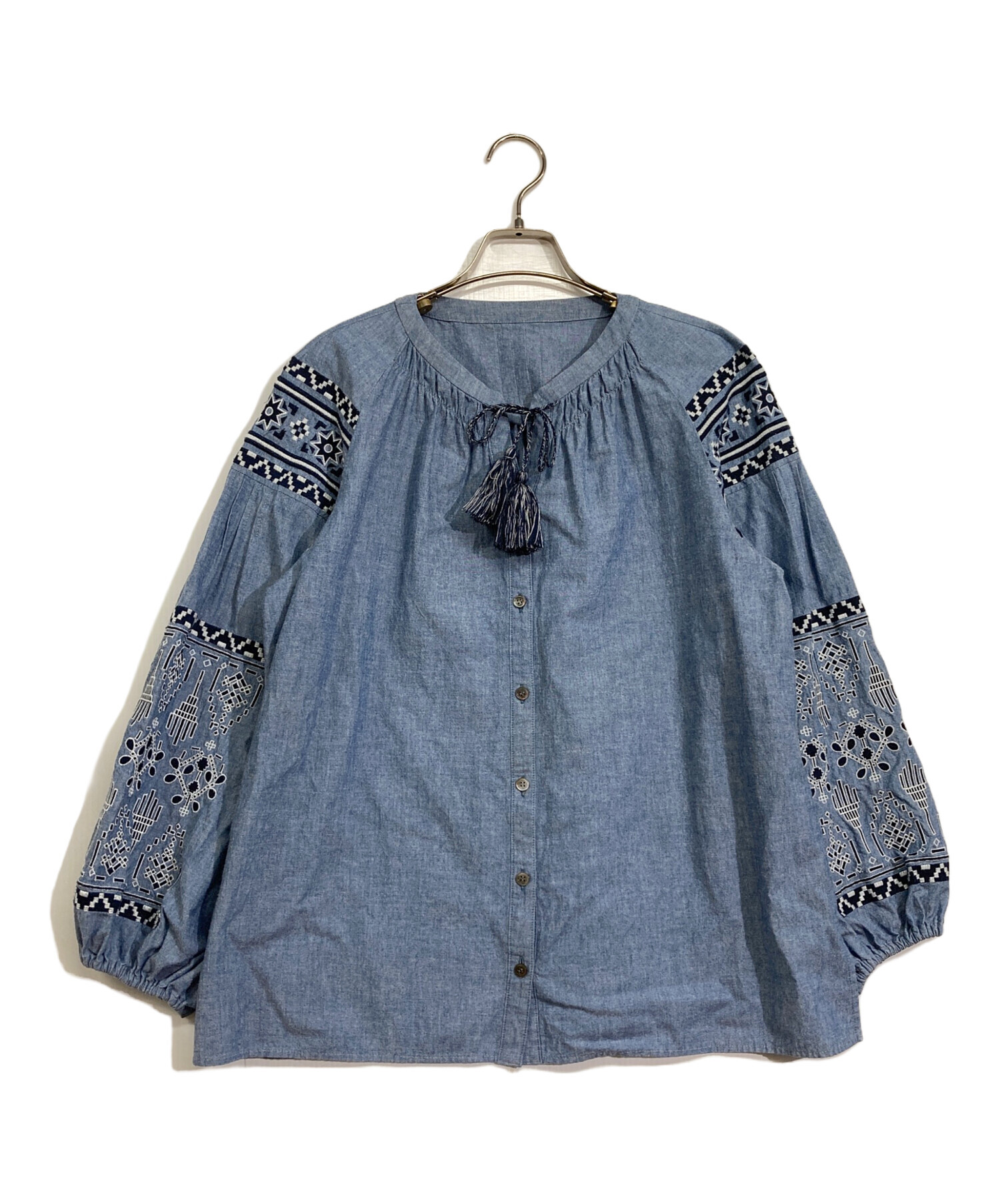 レリアン 刺繍 ブラウス レース刺繍ブラウス | Leilian (Women