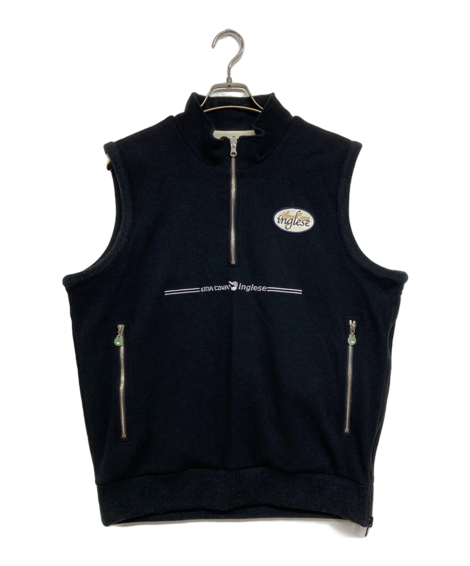 シナコバ　ベストLサイズ 中古・古着通販】sinacova (シナコバ) リバーシブルベスト ホワイト