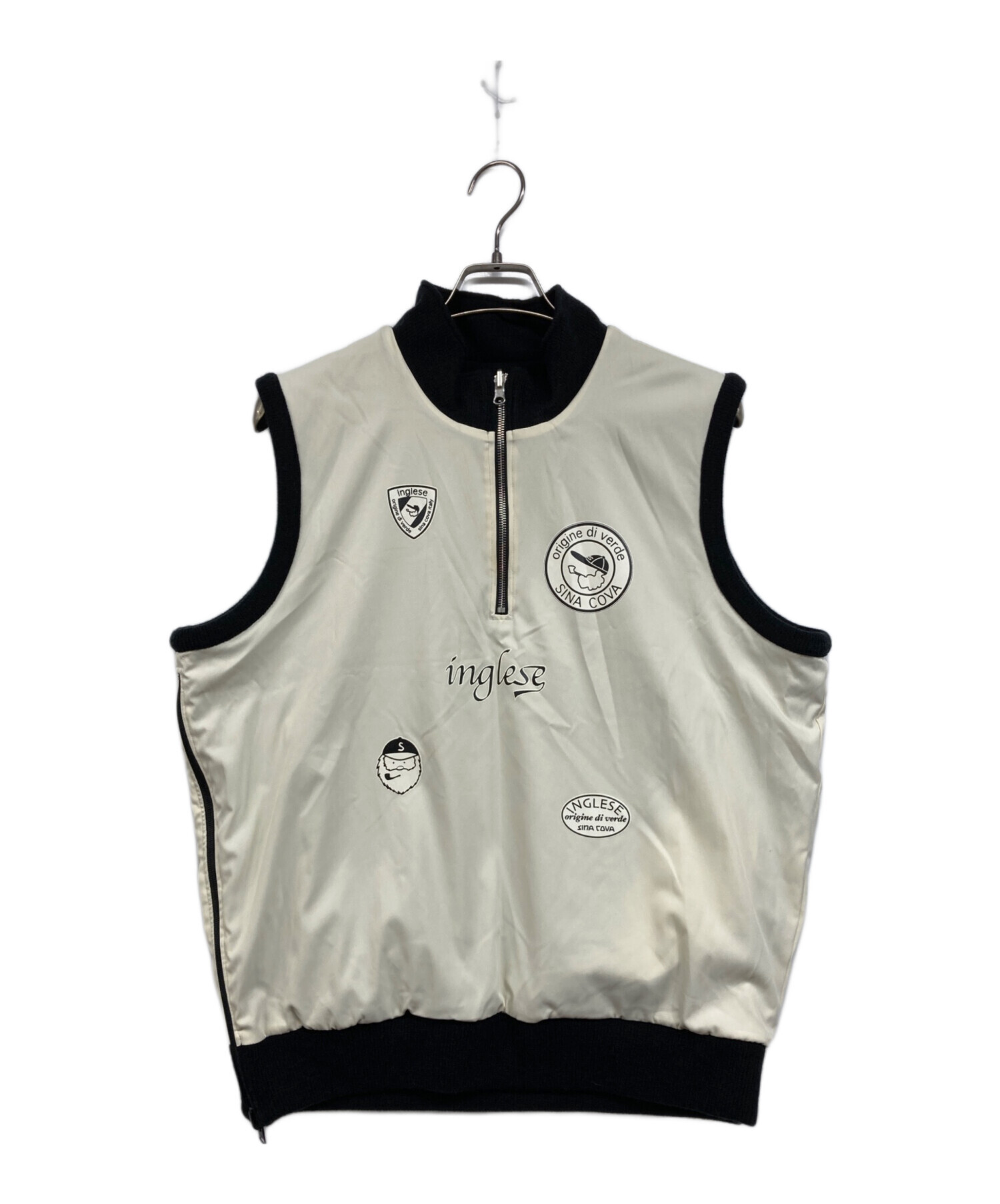 中古・古着通販】sinacova (シナコバ) リバーシブルベスト ホワイト
