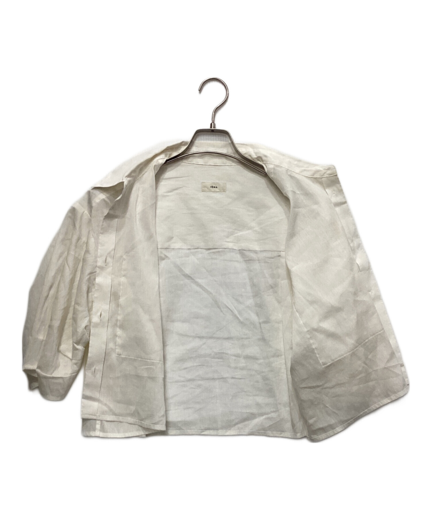 中古・古着通販】IENA (イエナ) リネンミックスクロップドシャツ 