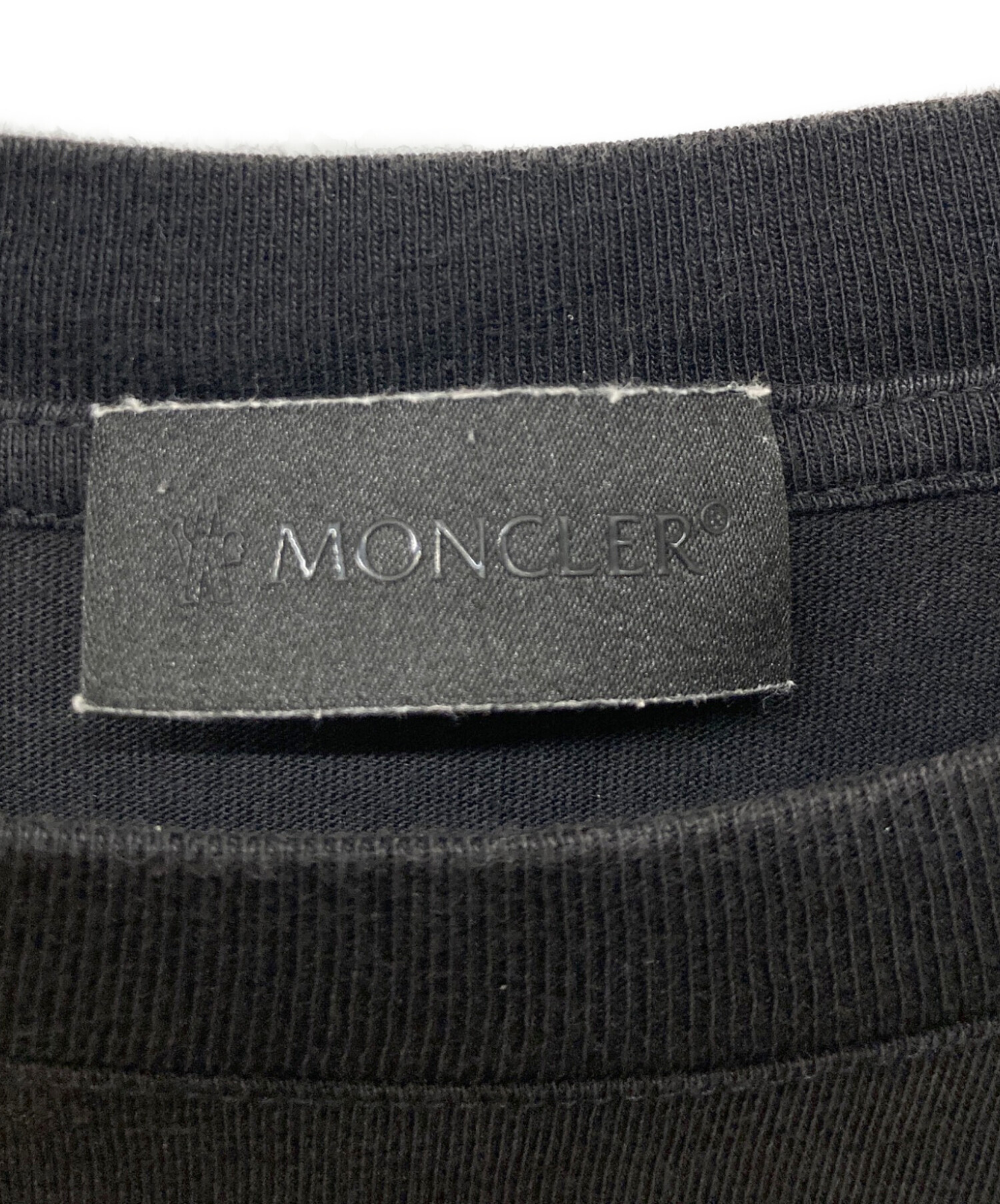 中古・古着通販】MONCLER (モンクレール) 立体ロゴ刺繍クルーネックT 