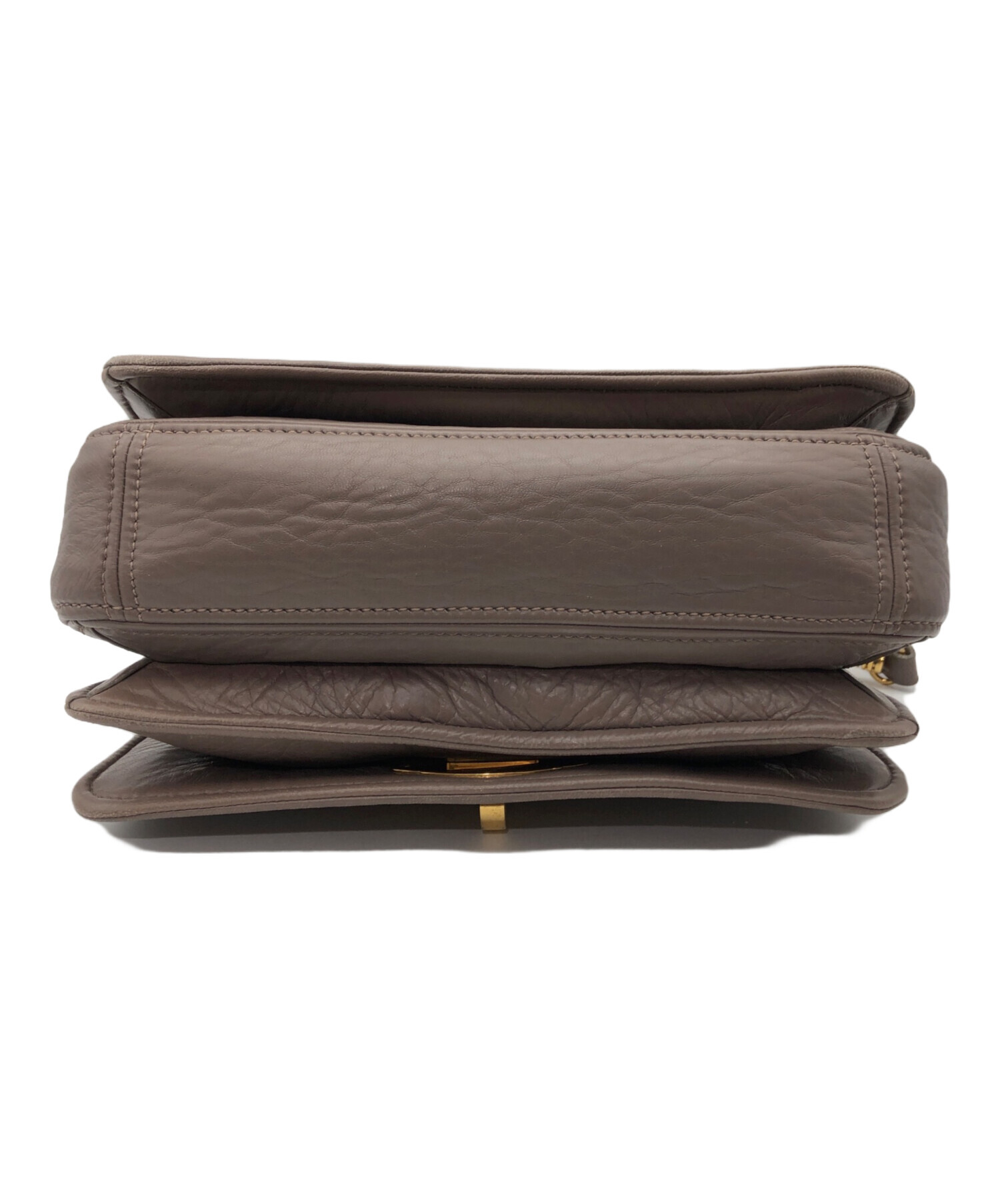 中古・古着通販】MIU MIU (ミュウミュウ) ターンロックサッチェル