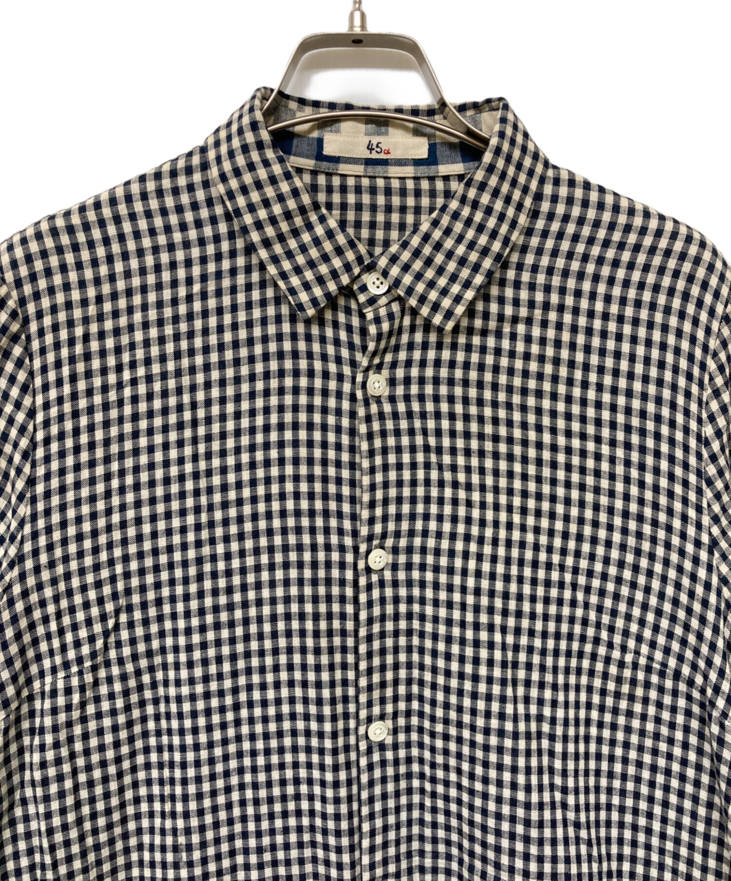 中古・古着通販】45R (フォーティファイブ・アール) ギンガムチェック