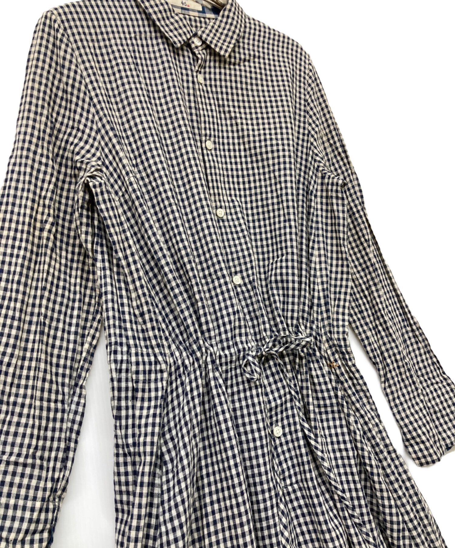 中古・古着通販】45R (フォーティファイブ・アール) ギンガムチェック