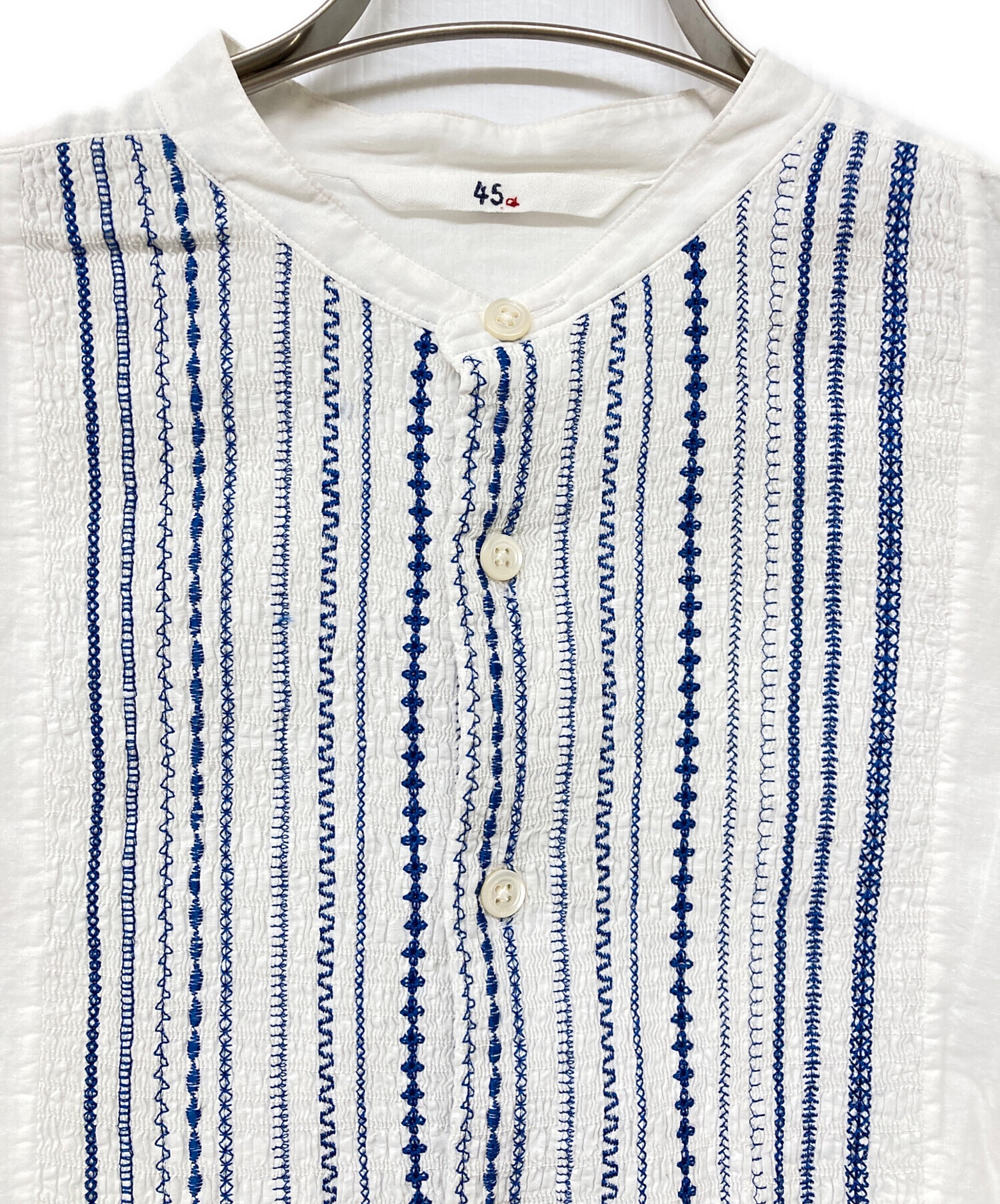 中古・古着通販】45R (フォーティファイブ・アール) バンドカラー