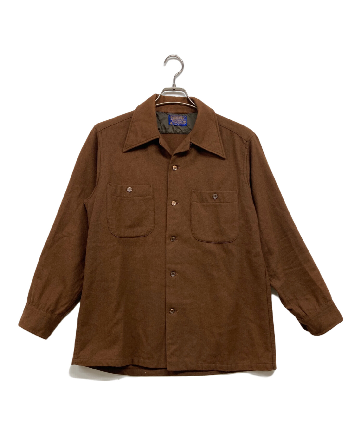 70s ペンドルトン pendleton ウールシャツ ビンテージ 70's PENDLETON ウールオープンカラーシャツ - Fresh Service