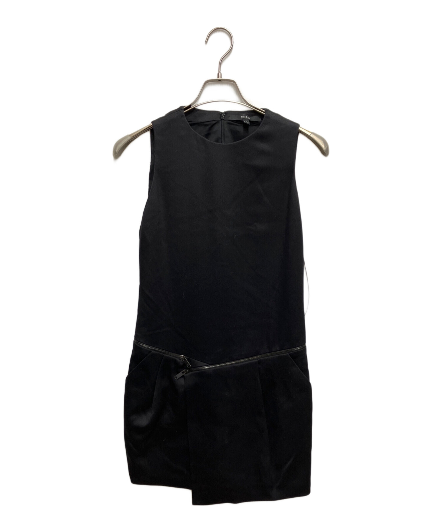 中古・古着通販】GUCCI (グッチ) ウエストジップデザインシルク 中古・古着通販】GUCCI (グッチ) ウエストジップデザインシルク