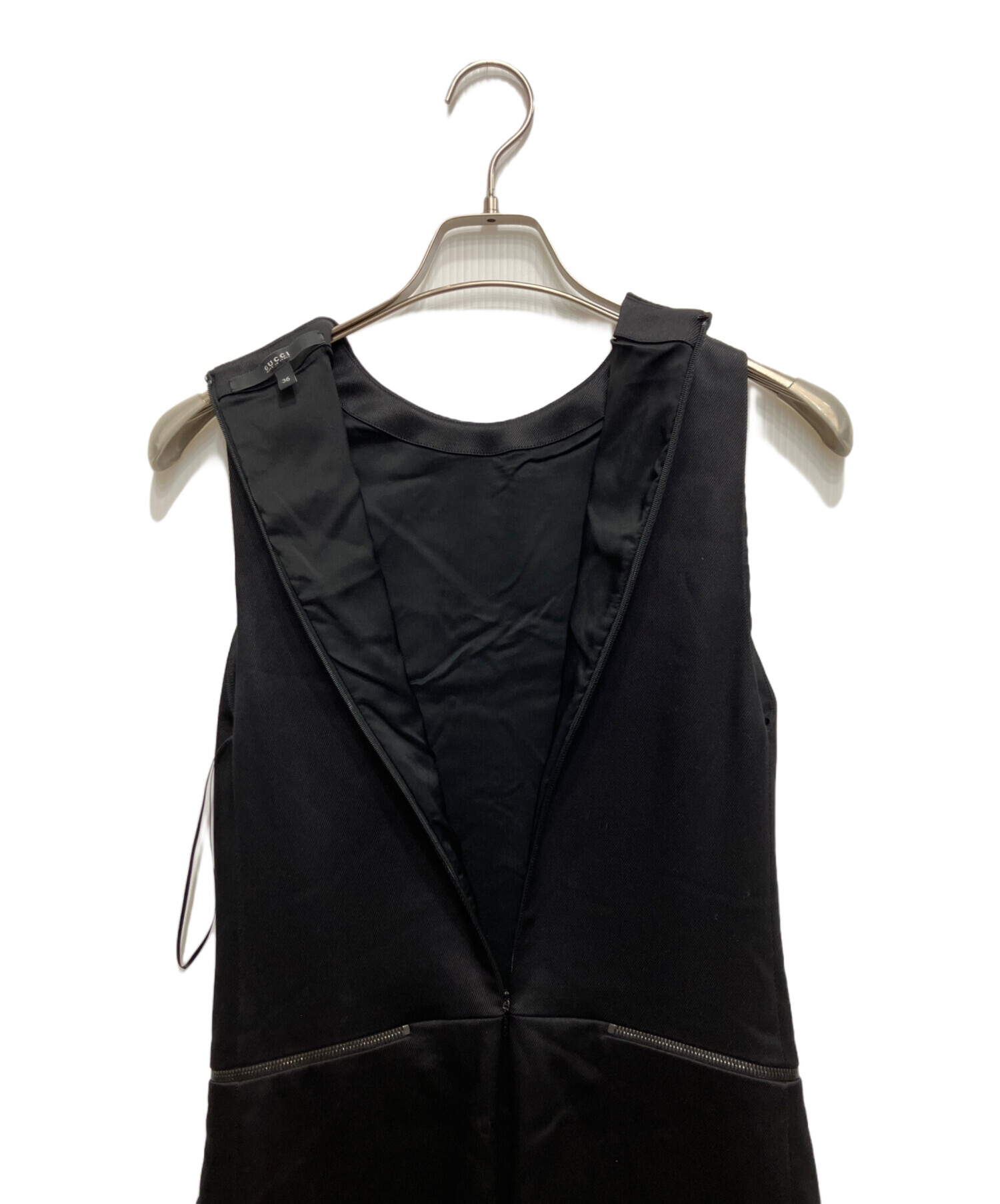 中古・古着通販】GUCCI (グッチ) ウエストジップデザインシルク 中古・古着通販】GUCCI (グッチ) ウエストジップデザインシルク