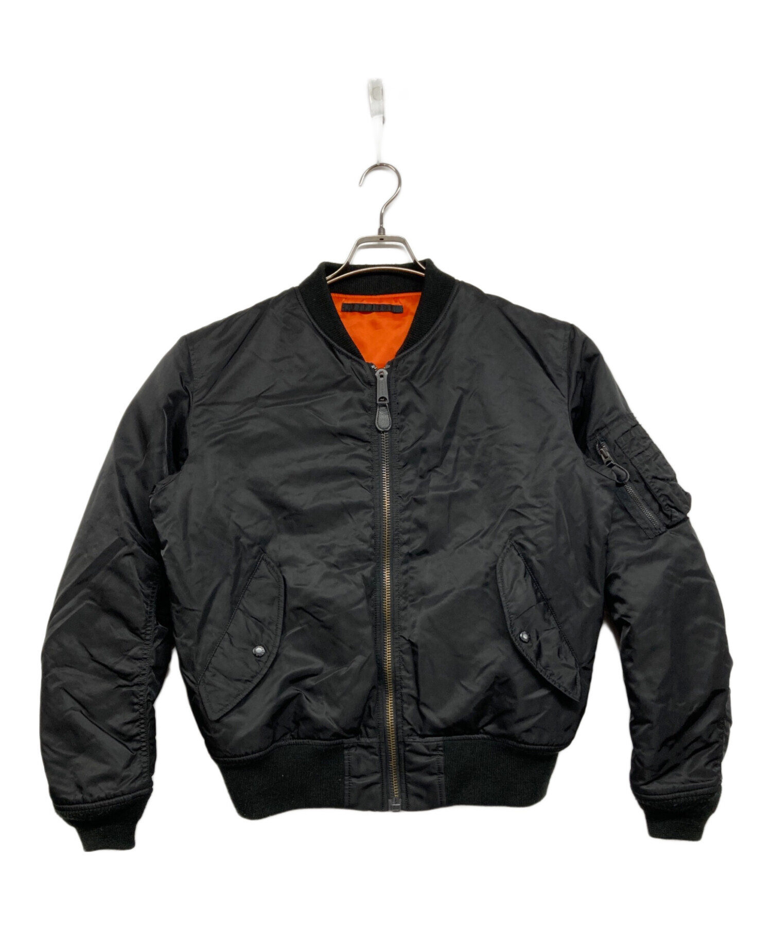 中古・古着通販】AVIREX (アヴィレックス) MA-1ジャケット ブラック