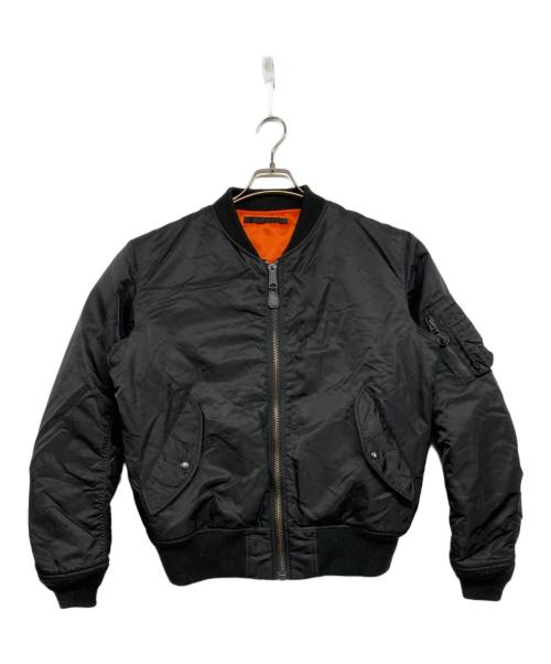 中古・古着通販】AVIREX (アヴィレックス) MA-1ジャケット ブラック