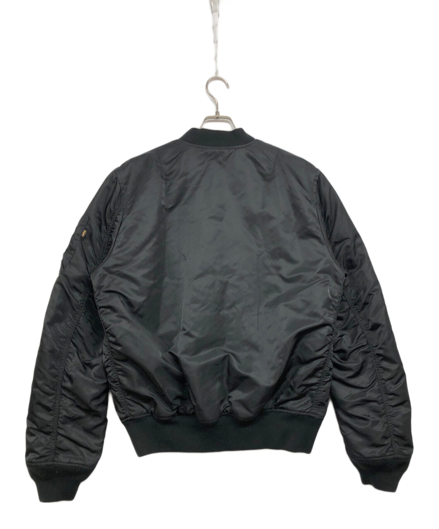 中古・古着通販】ALPHA (アルファ) MA-1ジャケット ブラック サイズ:XL