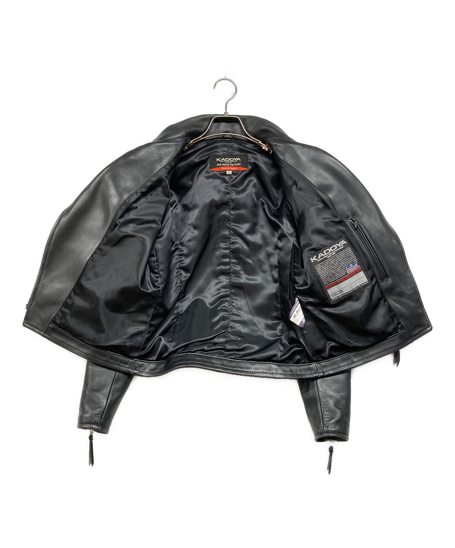 中古・古着通販】KADOYA (カドヤ) ダブルライダースジャケット