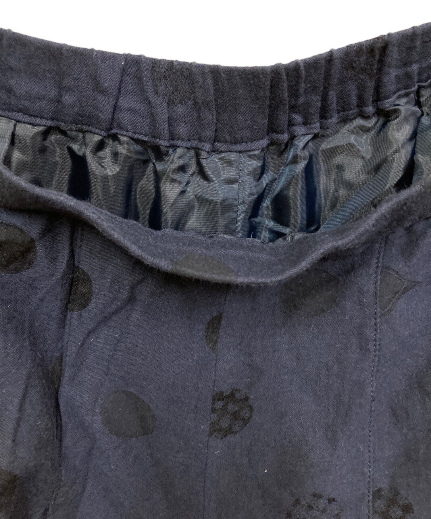 中古・古着通販】慈雨 (ジウ) ワイドパンツ ネイビー サイズ:SIZE 40