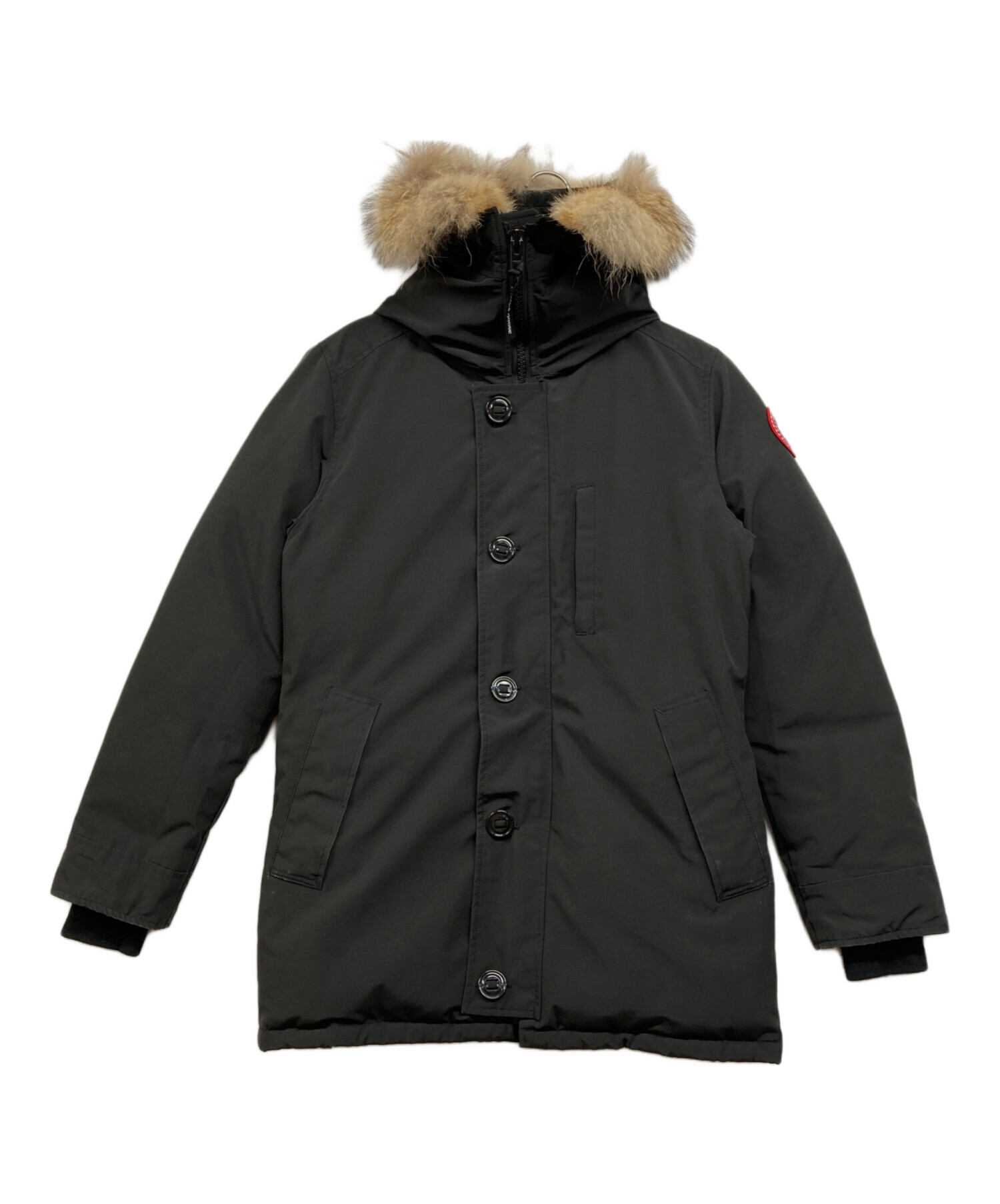 超美品✨️カナダグース ジャスパー ブラックレーベル Mサイズ黒　日本限定モデル CANADA GOOSE Jasper Parka ブラック サイズ：M CANADA GOOSE(カナダ