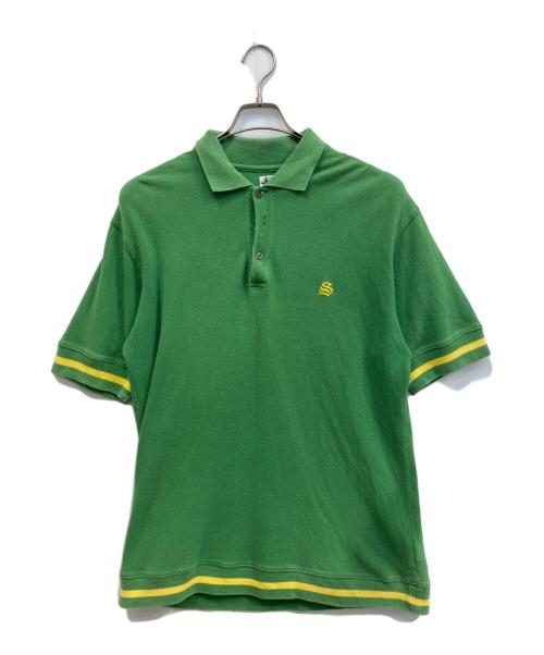 中古・古着通販】stussy (ステューシー) ポロシャツ グリーン サイズ:M