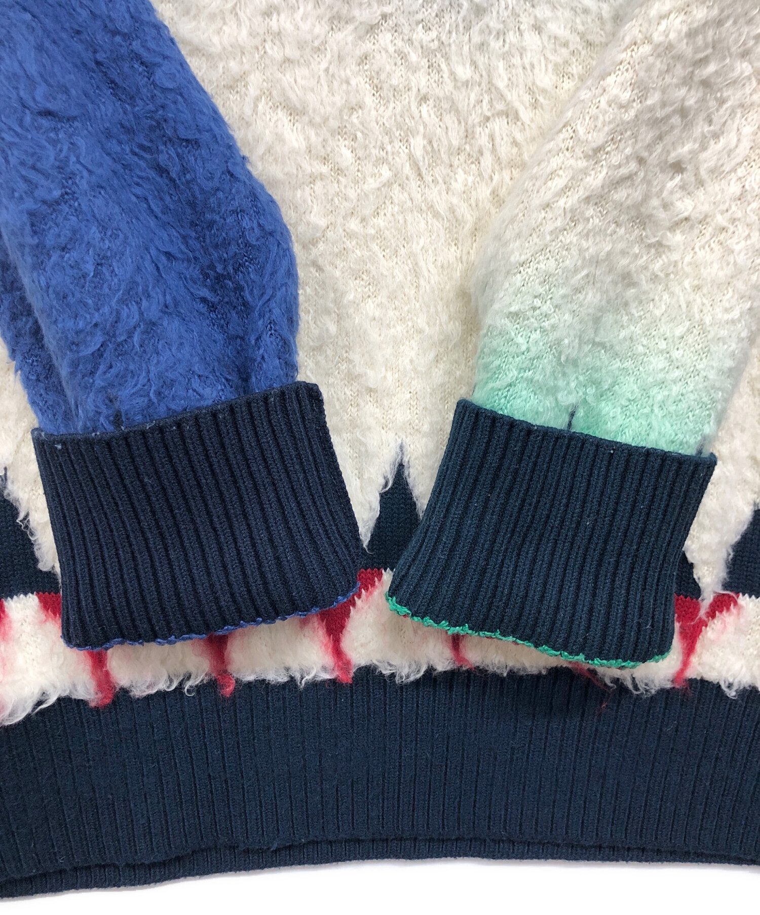 中古・古着通販】sacai (サカイ) ジャガードニットクルーネック