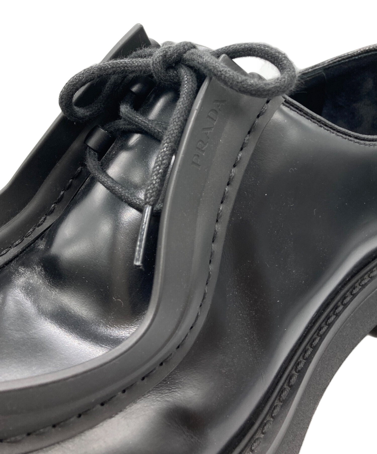 中古・古着通販】PRADA (プラダ) ダイアパソン レースアップシューズ