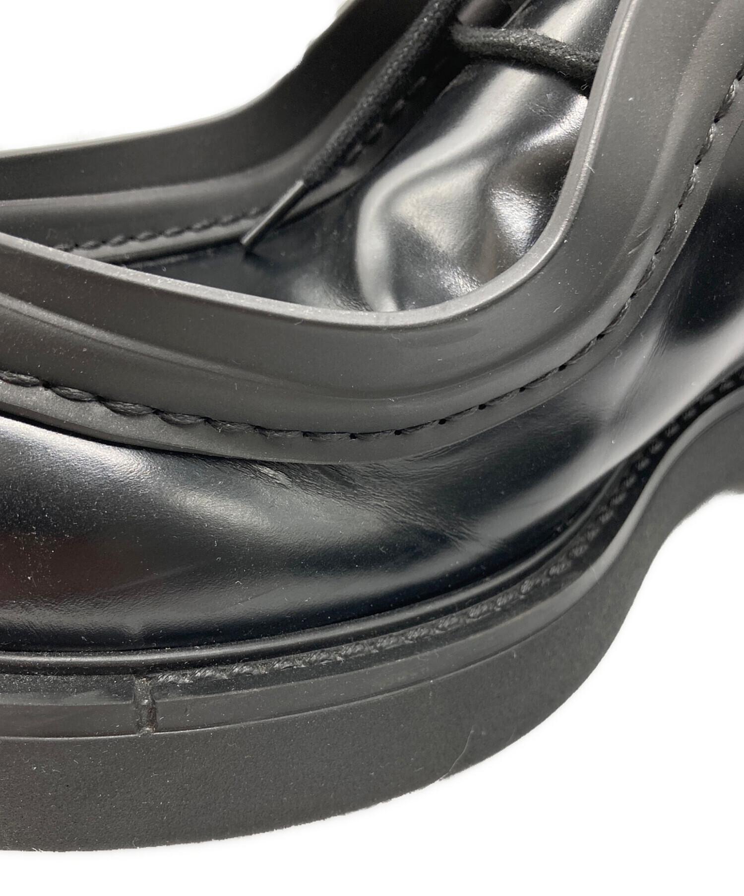 中古・古着通販】PRADA (プラダ) ダイアパソン レースアップシューズ 