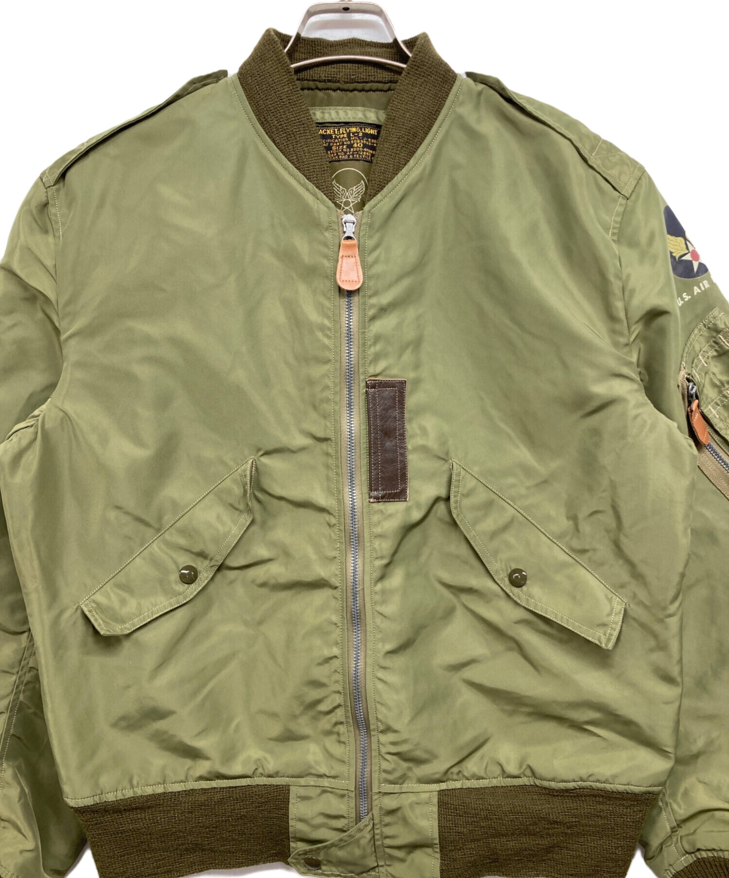 BUZZ RICKSON'SバズリクソンズTYPE L-2 サイズ40 オリーブ Lot No. BR15125 / Type L-2 “REED PRODUCTS, INC.” - BUZZ RICKSON'S