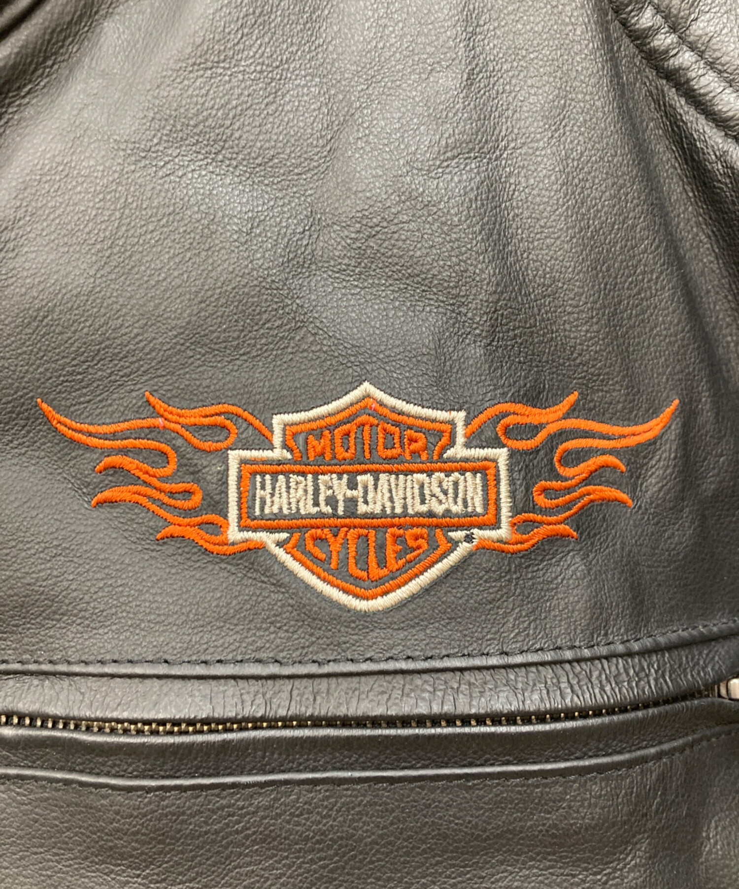 中古・古着通販】HARLEY-DAVIDSON (ハーレーダビッドソン) ロゴ刺繍