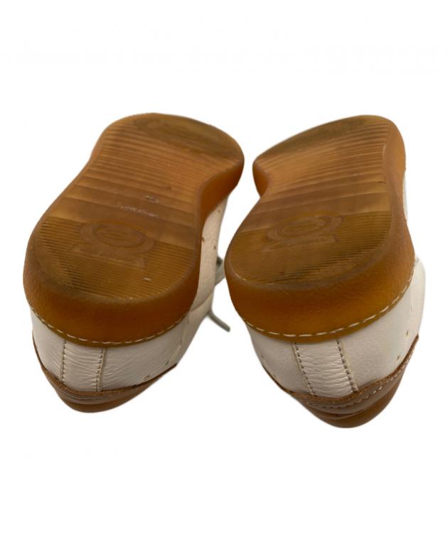 新品未着用Santoni パテントレザー ダービーシューズ＋コヌドヌリ＋クリーム 中古・古着通販】Santoni (サントーニ) レザースニーカー