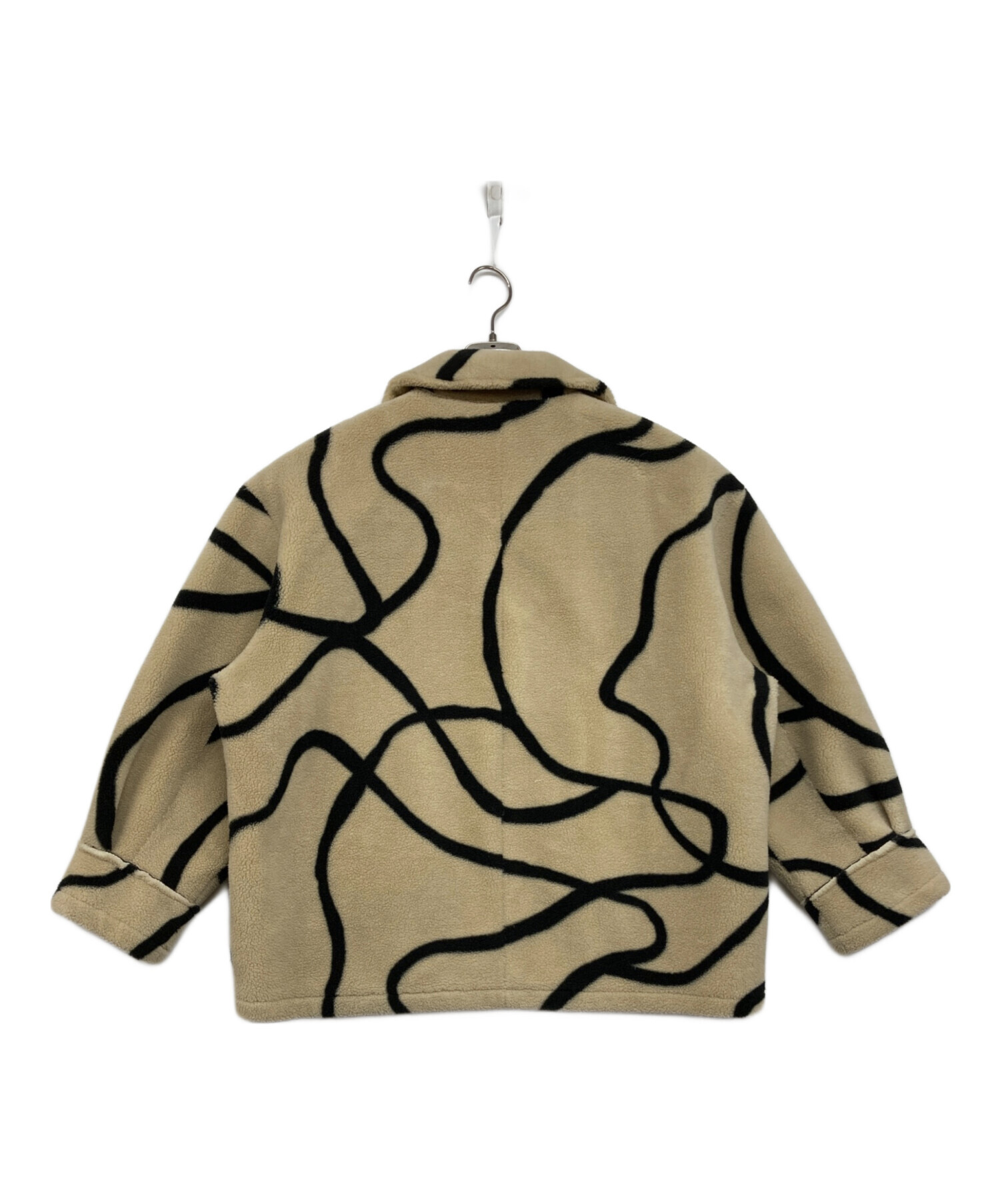 中古・古着通販】AMERI (アメリ) 2WAY REVERSIBLE BOA JACKET ベージュ