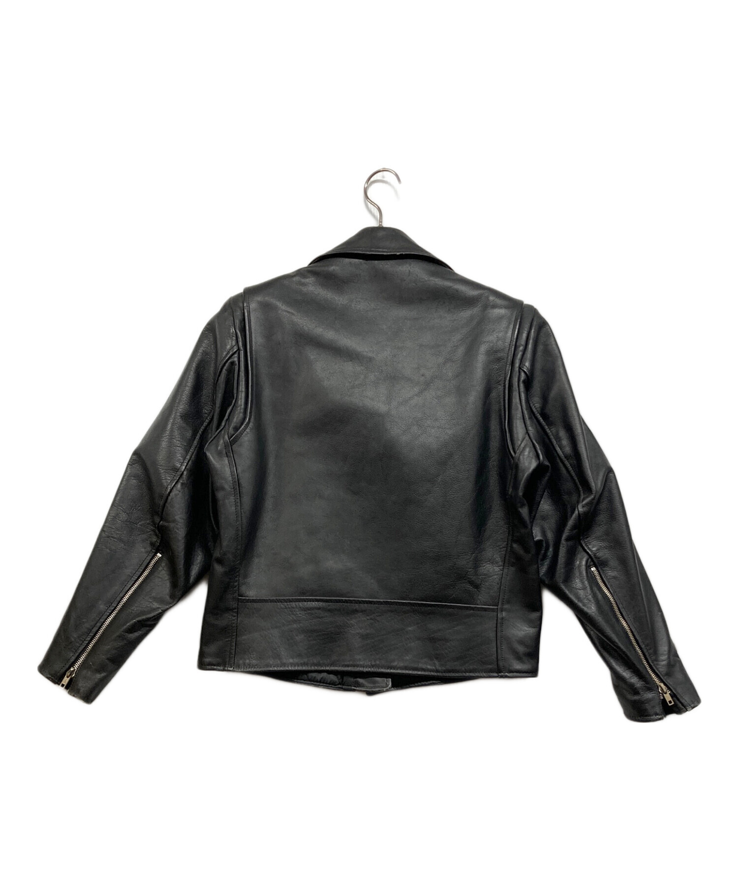 レザーライダースジャケット　未使用品 中古・古着通販】gino leathers (ジーノ レザー) スタッズライダース