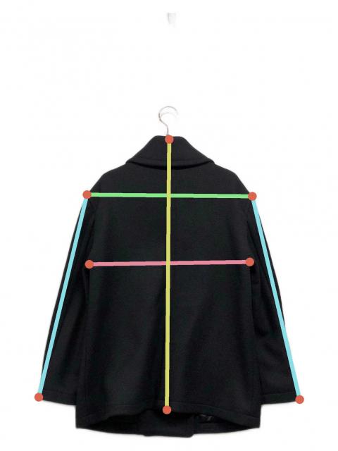 MACKINTOSH ダブルフェイスPコート 34 ミドル ダブルフェイスメルトンステンカラーピーコート(ブルゾン)｜MACKINTOSH