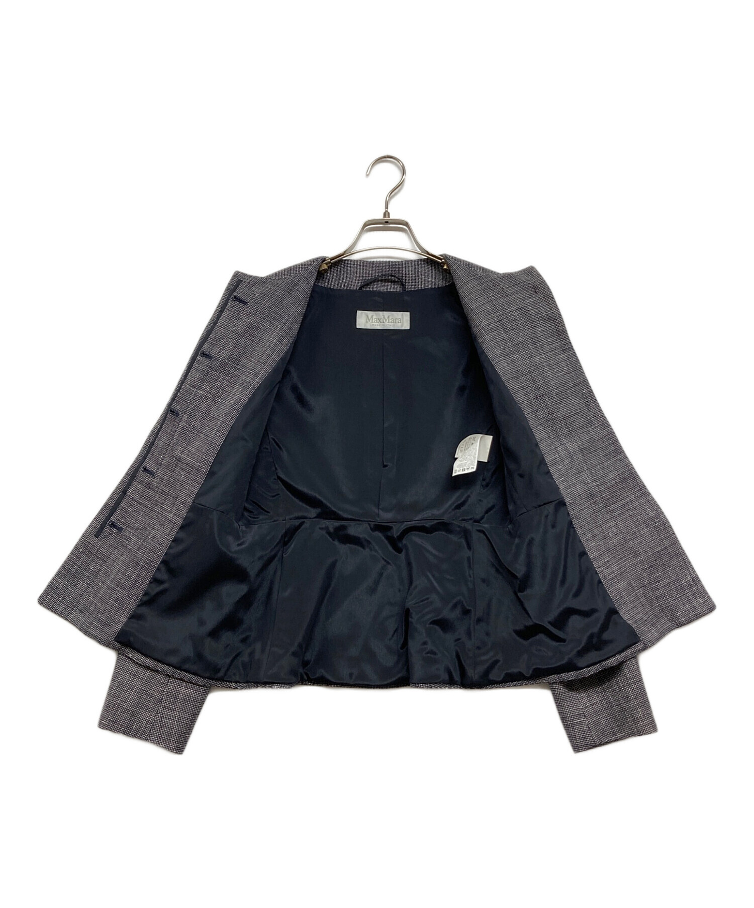 中古・古着通販】MaxMara (マックスマーラ) リネン混ツイード