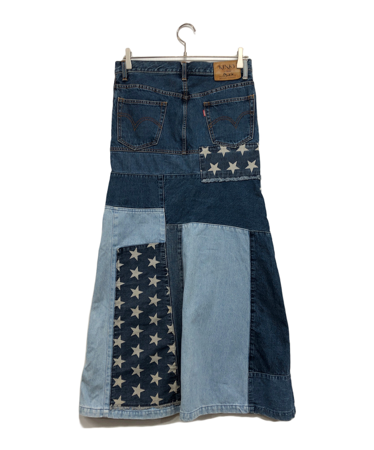 HYSTERIC GLAMOUR デニム　スカート　ひざ丈 パッチワーク 中古・古着通販】Hysteric Glamour (ヒステリックグラマー) パッチ