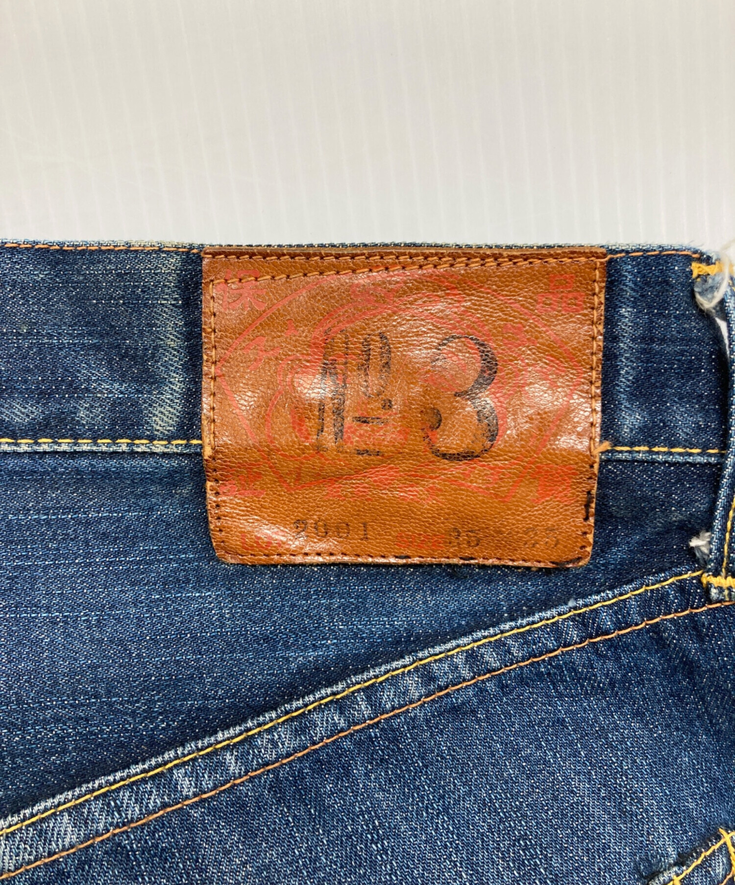 中古・古着通販】EVISU (エヴィス) デニムパンツ インディゴ サイズ:35