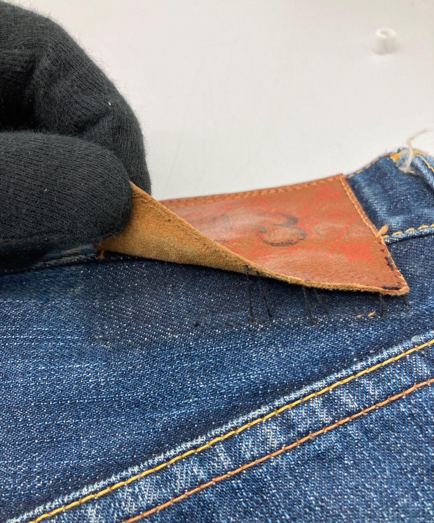 中古・古着通販】EVISU (エヴィス) デニムパンツ インディゴ サイズ:35