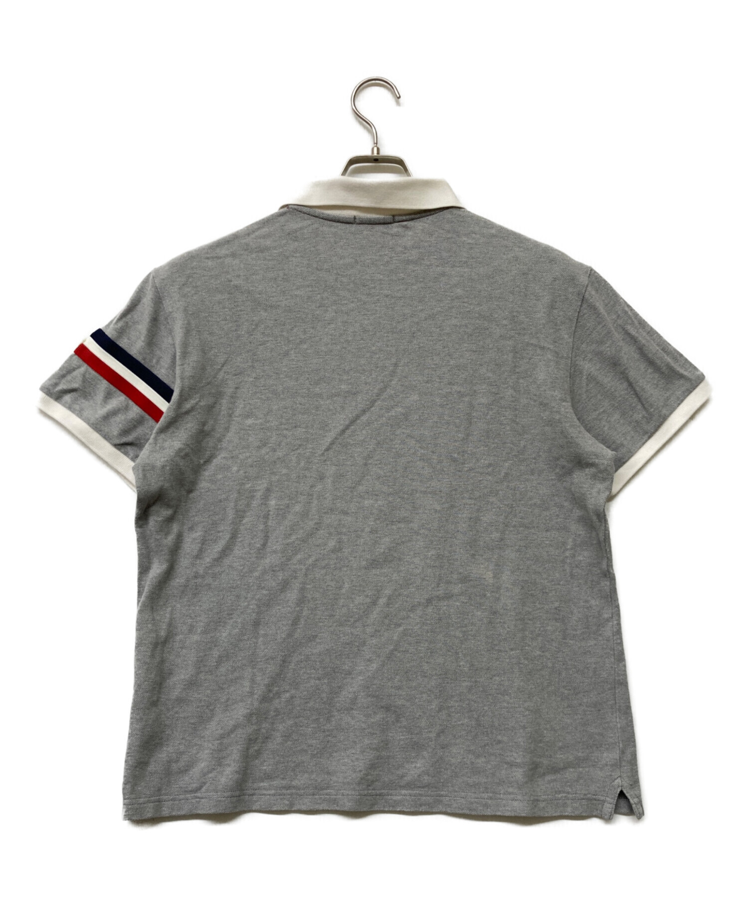 中古・古着通販】MONCLER (モンクレール) ポロシャツ グレー サイズ:L