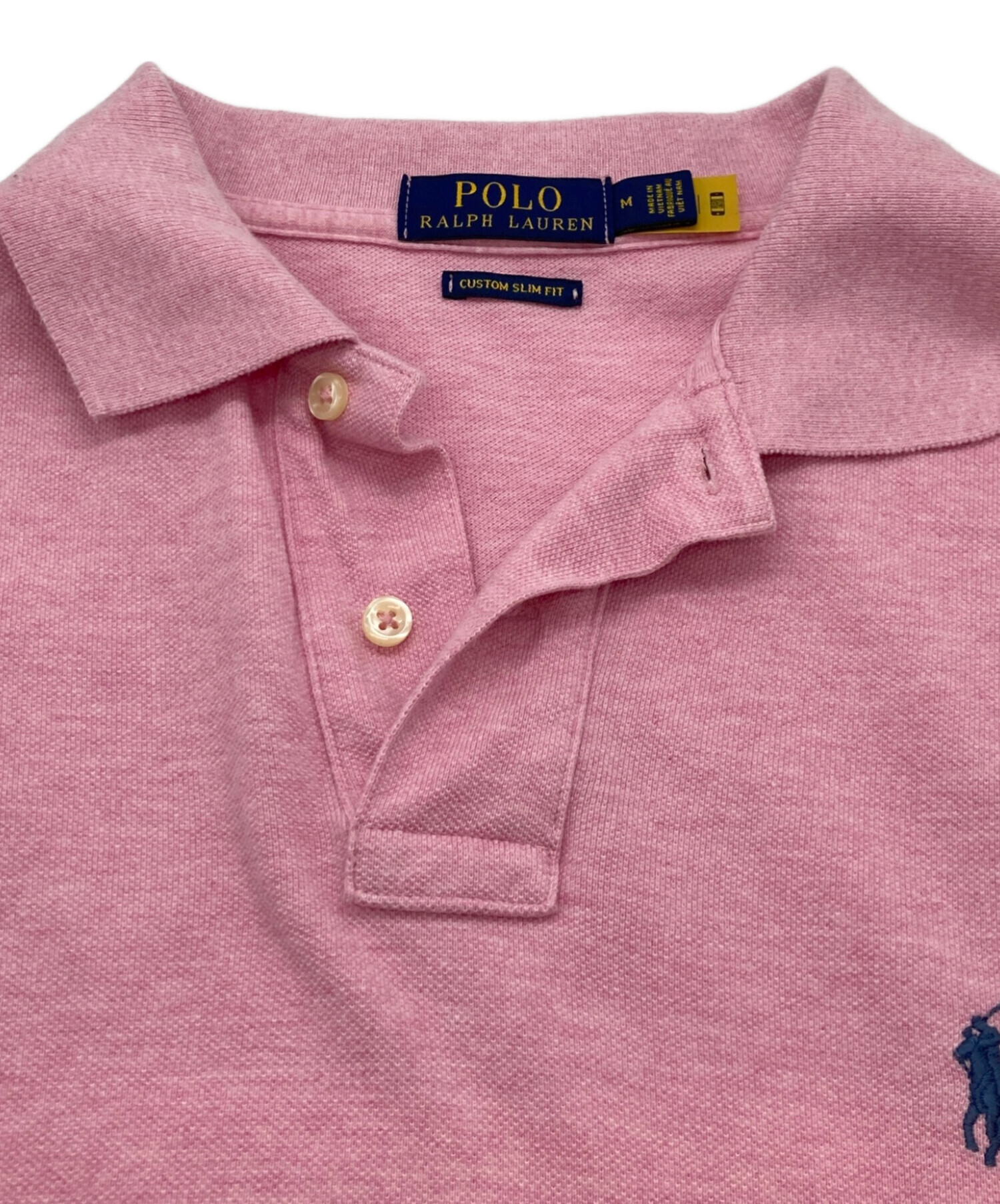 POLO RALPH LAUREN ピンク ポロシャツ M 現行QRタグ 中古・古着通販】POLO RALPH LAUREN 20SS QRタグ SS KC M1-SHORT