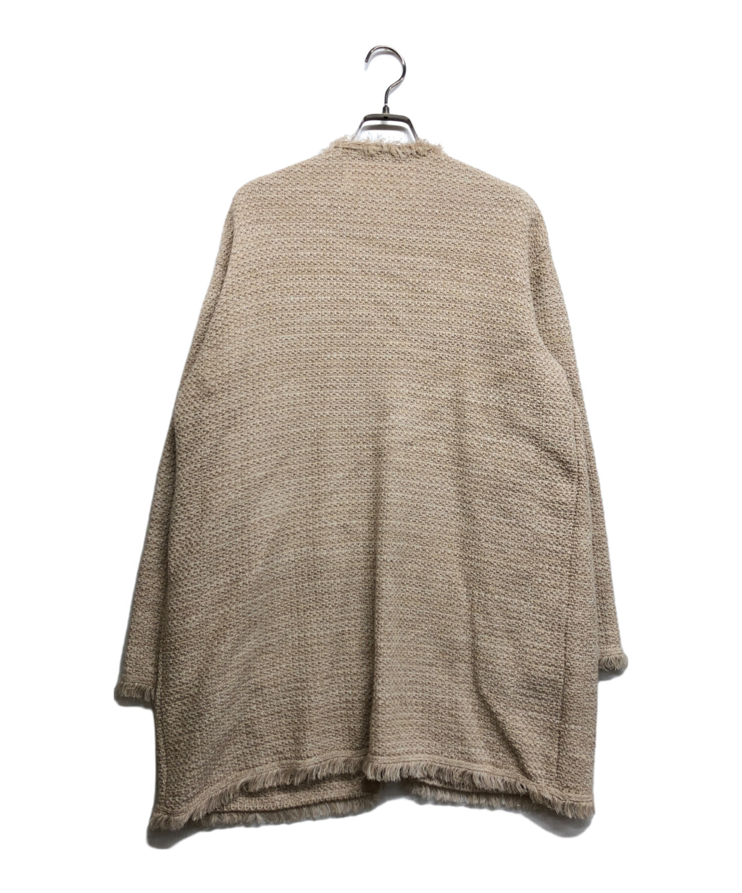 中古・古着通販】ADAWAS (アダワス) ノーカラーツイードジャケット