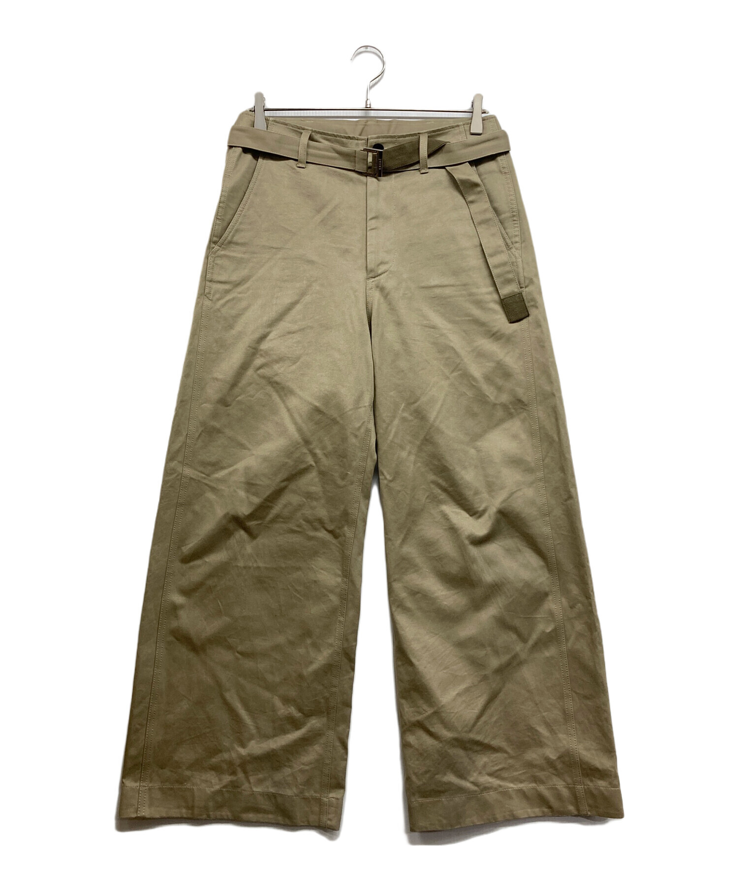中古・古着通販】sacai (サカイ) Cotton Chino Pants ベージュ サイズ