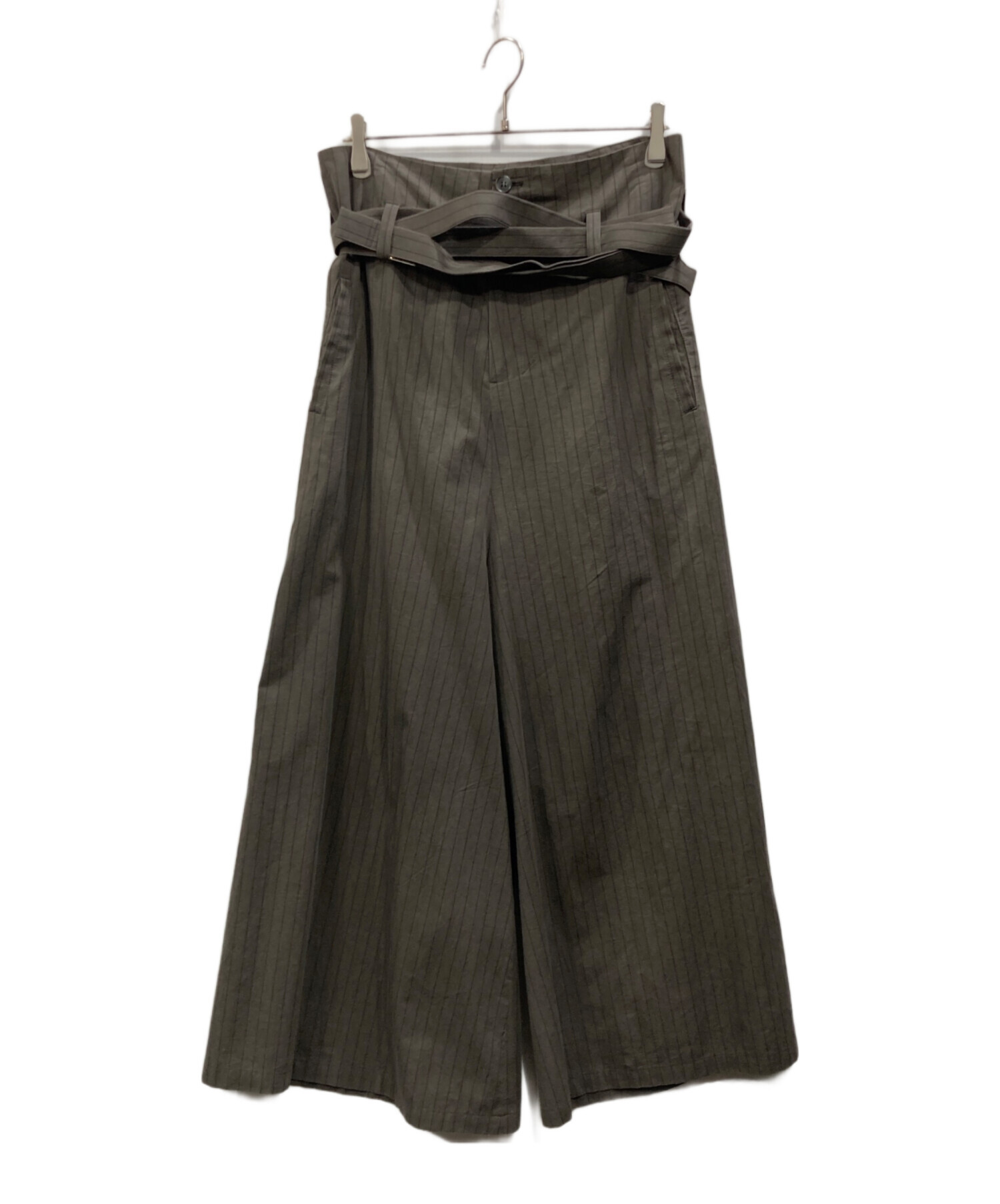 中古・古着通販】LIMI feu (リミフゥ) ベルト付きワイドパンツ