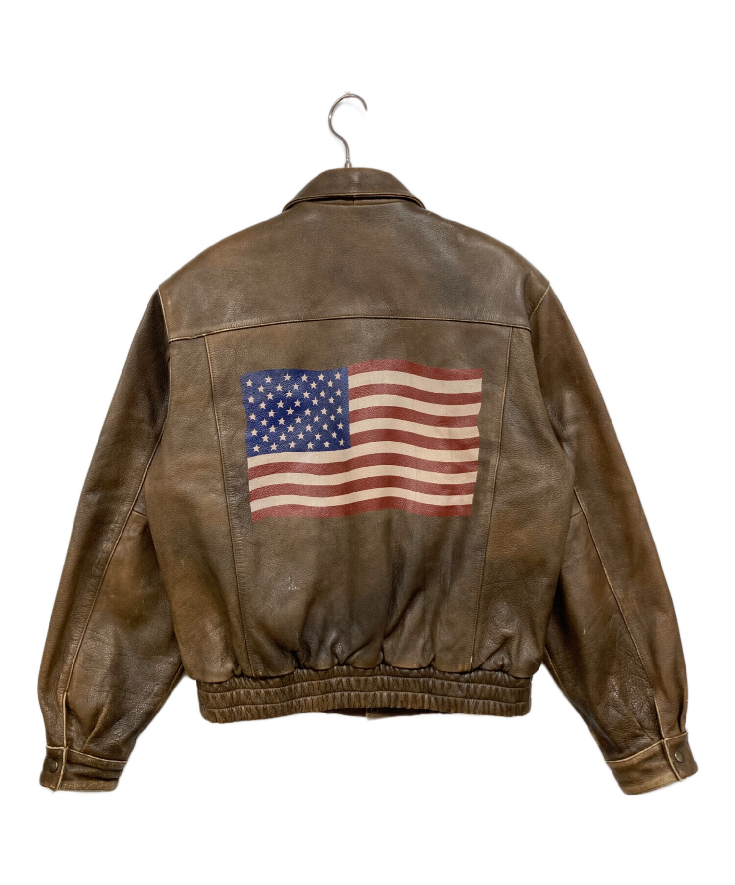 中古・古着通販】wilsons leather (ウィルソンズレザー) バック星条旗