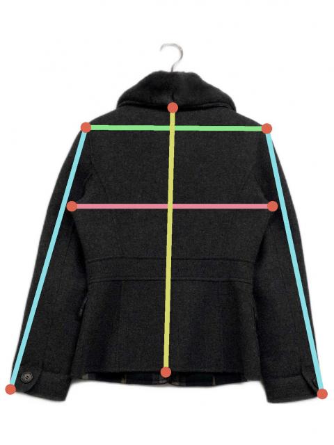 ジャケット・アウター BURBERY LONDON WOOL COAT 古着 バーバリー Burberrys BURBERRY LONDON ウールジャケット メンズM