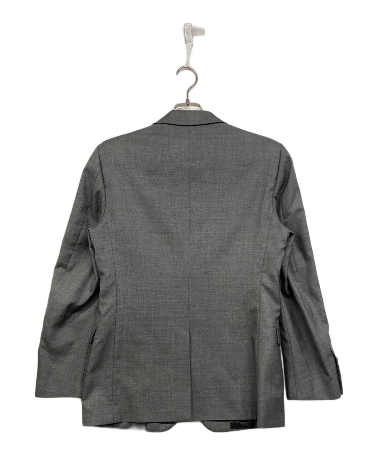 PRADA プラダ セットアップ スーツ グレー 48 中古・古着通販】PRADA (プラダ) シルクブレンドセットアップスーツ