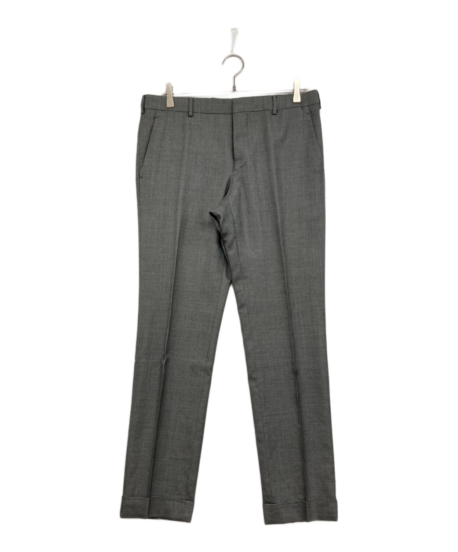 PRADA プラダ セットアップ スーツ グレー 48 中古・古着通販】PRADA (プラダ) シルクブレンドセットアップスーツ