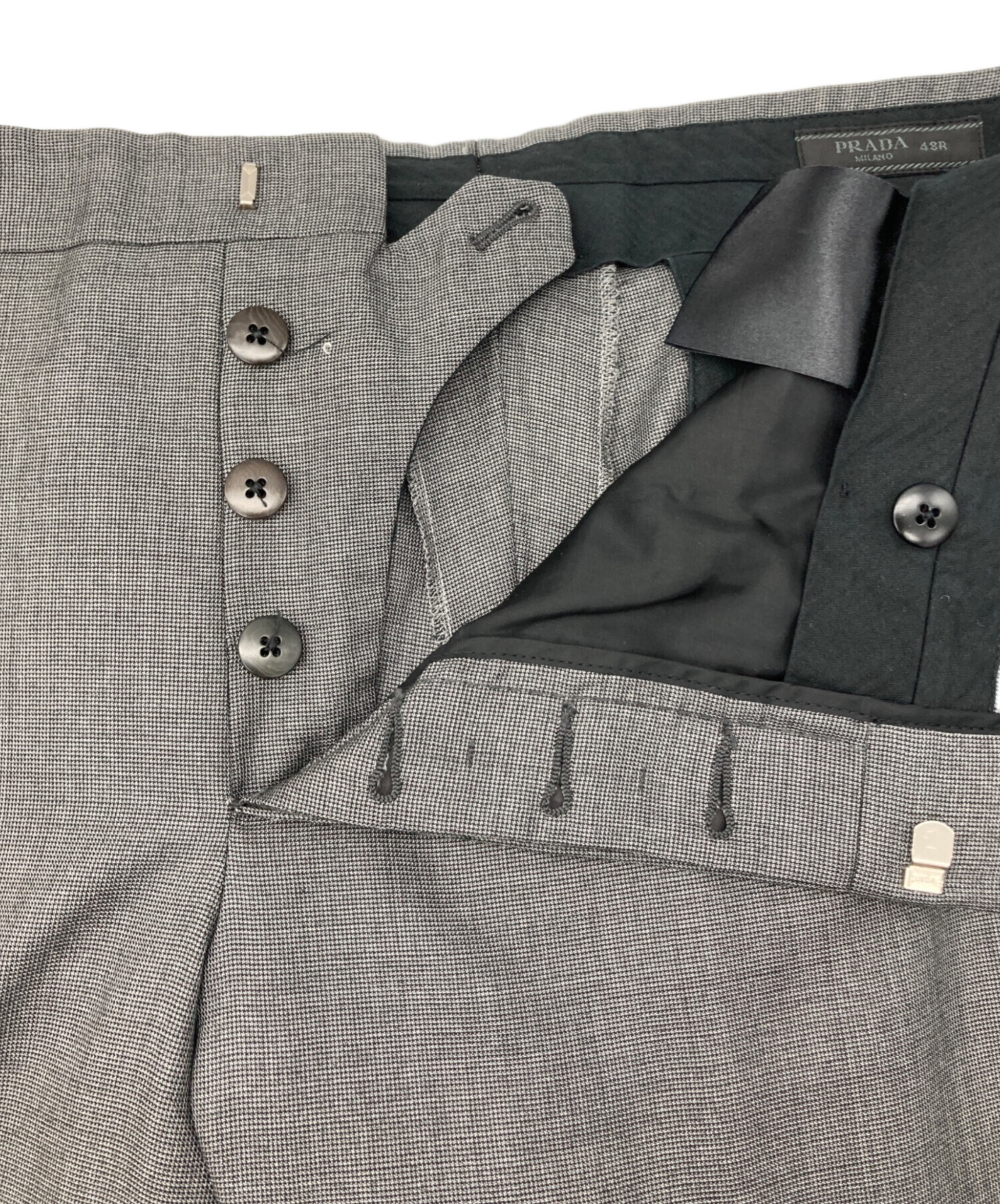 中古・古着通販】PRADA (プラダ) シルクブレンドセットアップスーツ