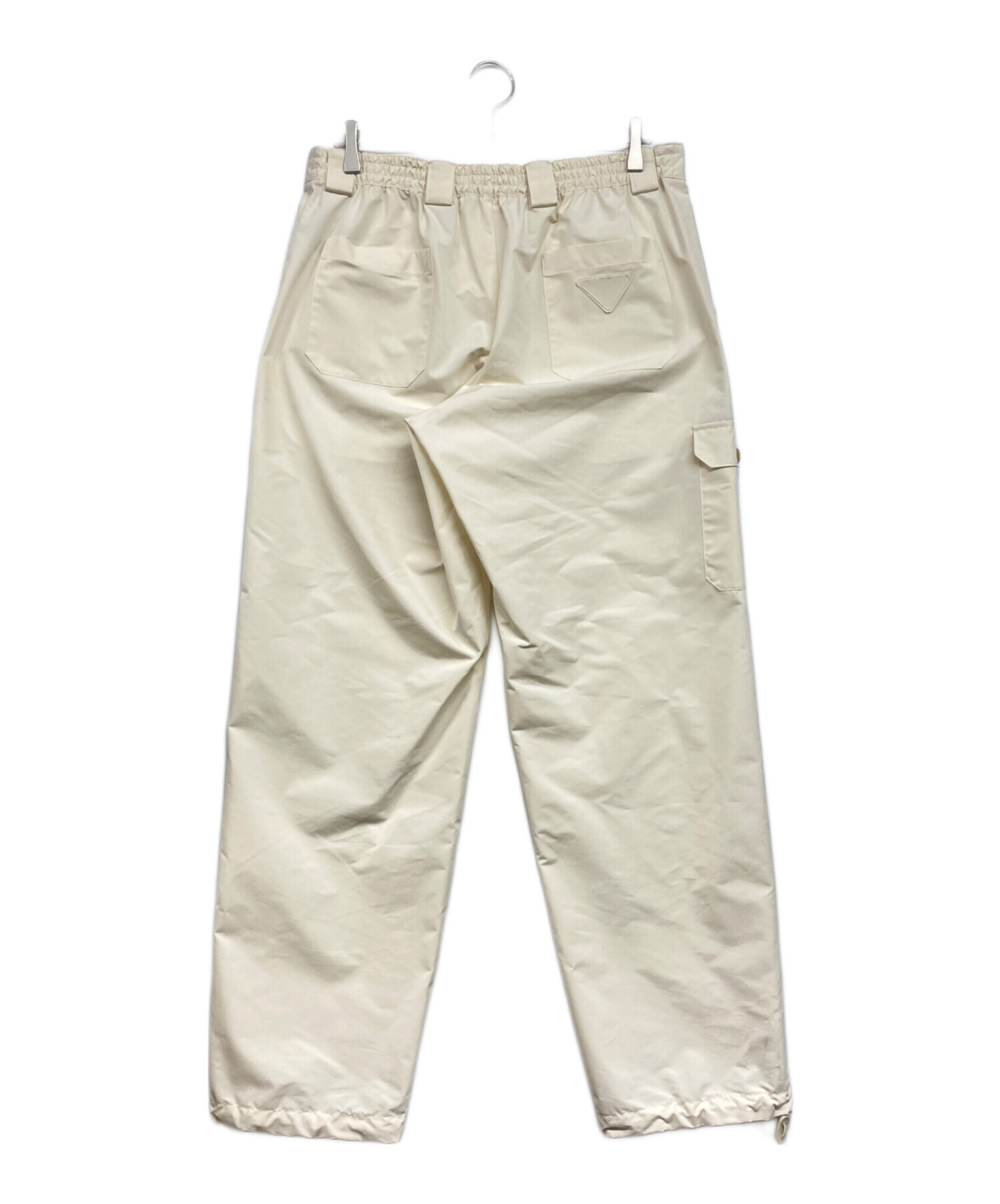 中古・古着通販】PRADA (プラダ) ドローコードカーゴパンツ アイボリー