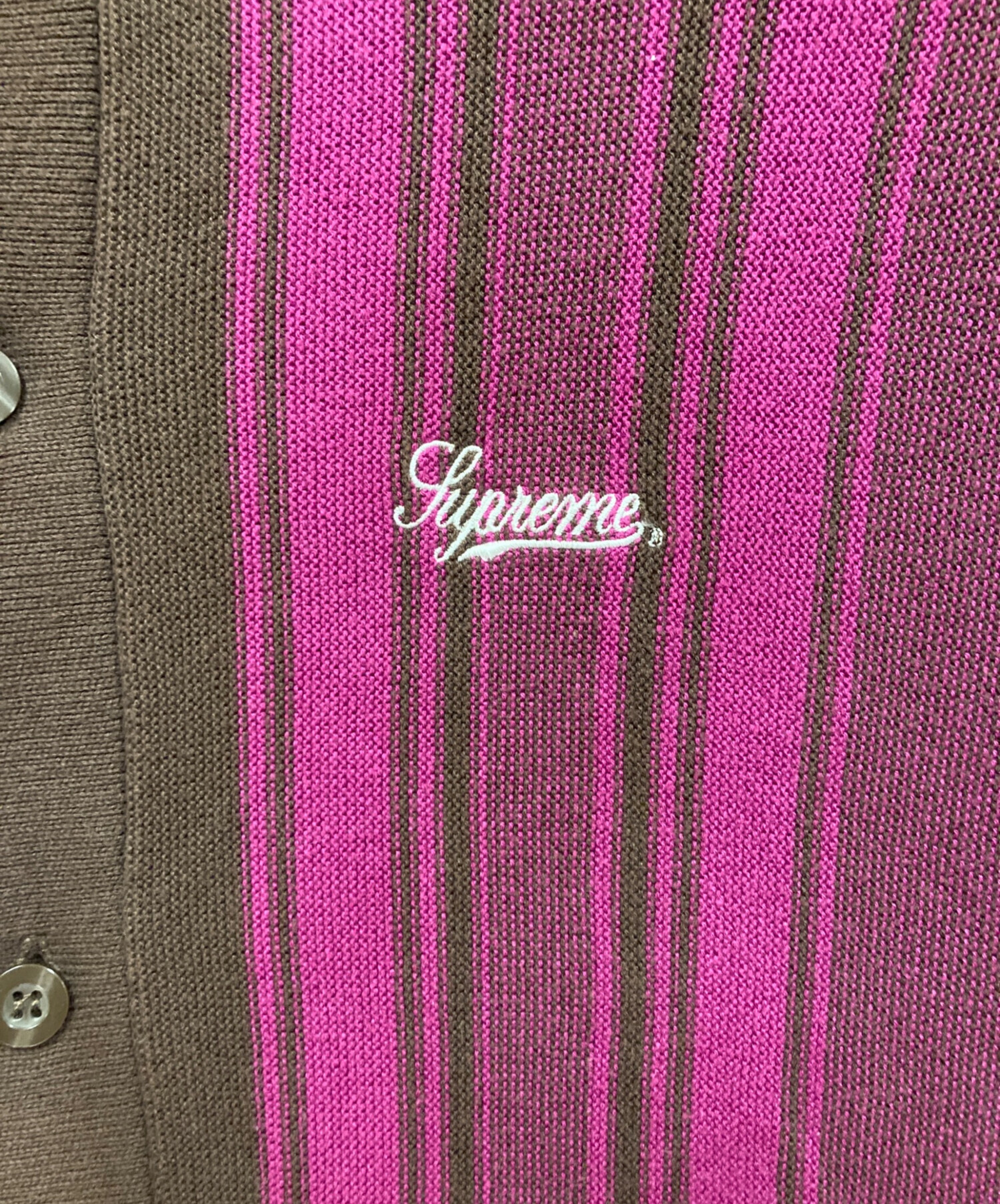 中古・古着通販】Supreme (シュプリーム) Stripe Button Up Polo 
