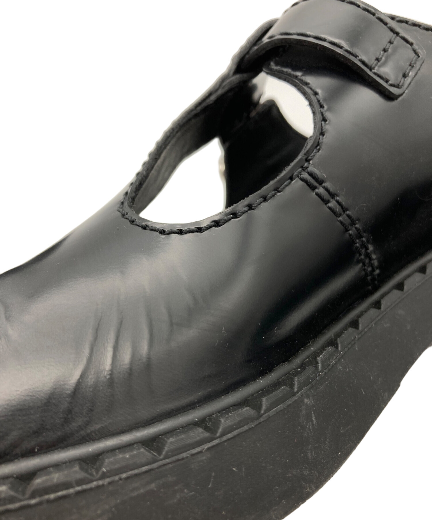 中古・古着通販】PRADA (プラダ) メリージェーン ブラッシュドレザー