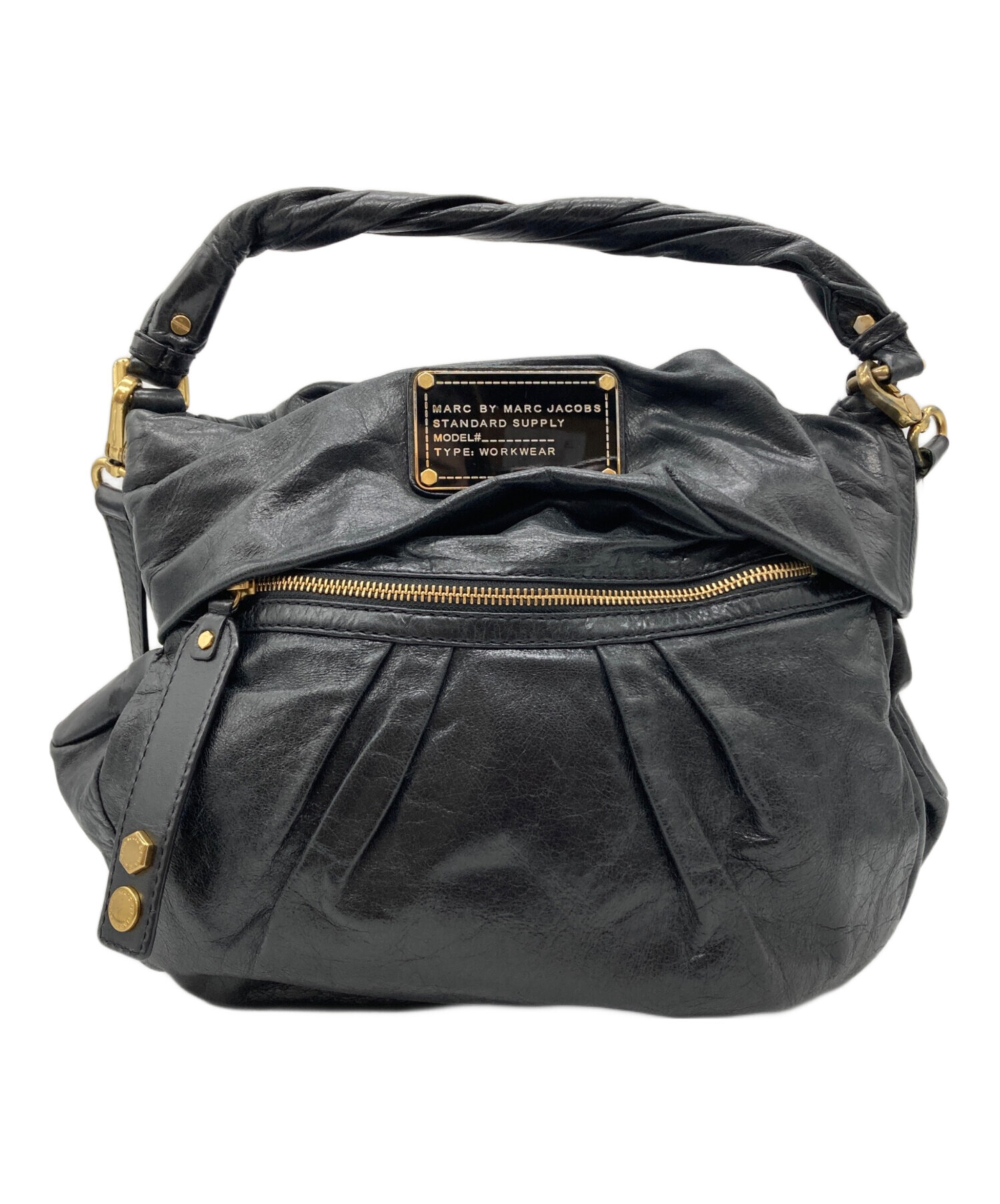 正規品　マークバイマークジェイコブス レザー　2way バッグ　y2k y2k マークバイマークジェイコブス 2way ハンドバッグ ショルダー 黒