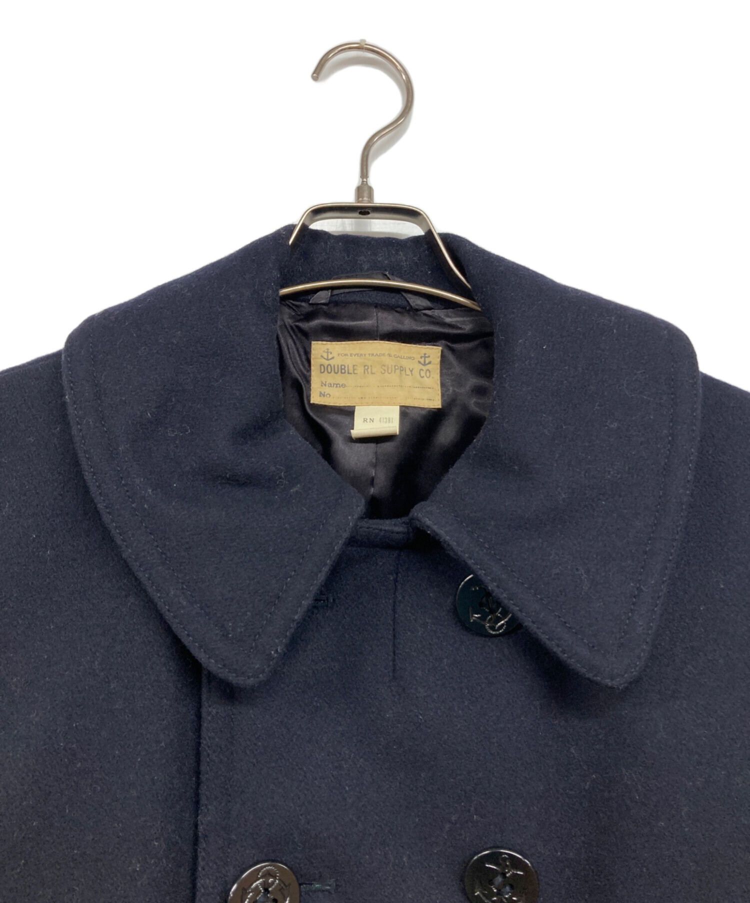 中古・古着通販】RRL (ダブルアールエル) 10ボタンPコート ネイビー