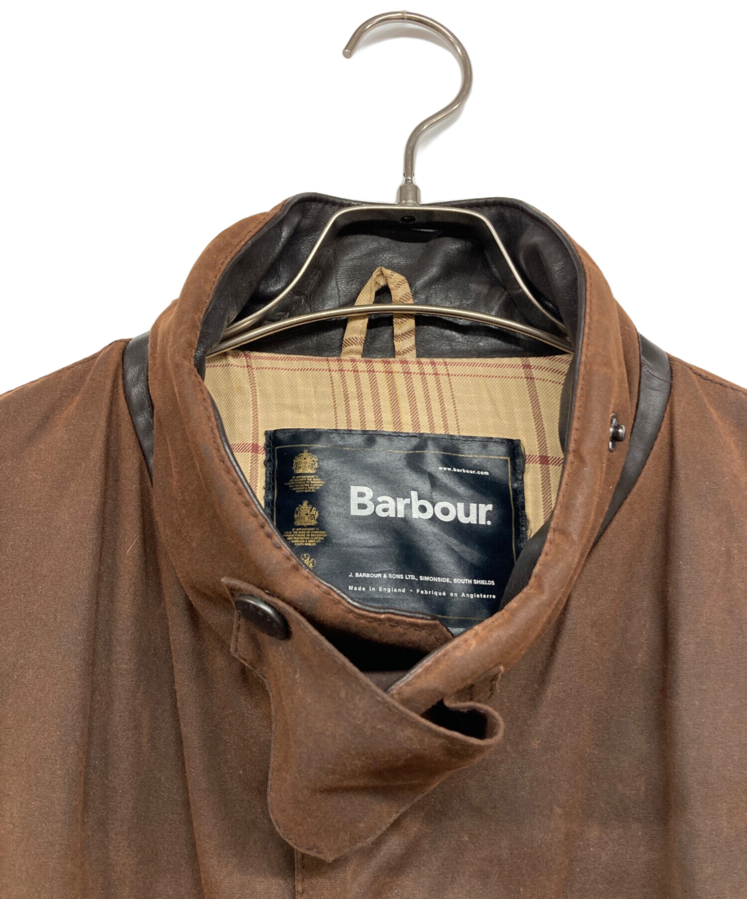 中古・古着通販】Barbour (バブアー) ブッシュマンレザーカラー